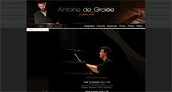 Desktop Screenshot of antoine-de-grolee.com